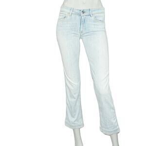 Seafarer Size 25 Work Jim Capri Jeans Faded Blue straight leg Italy